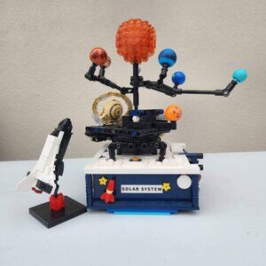 Solar System Building Kit Space Exploration Lego Compatible Rocket Astronomy Edu